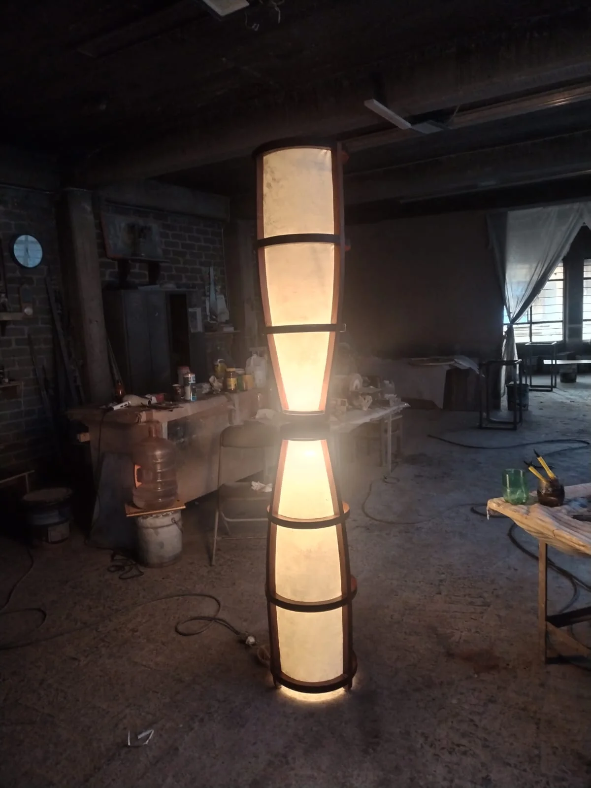 Lamp Wood Structure Detail