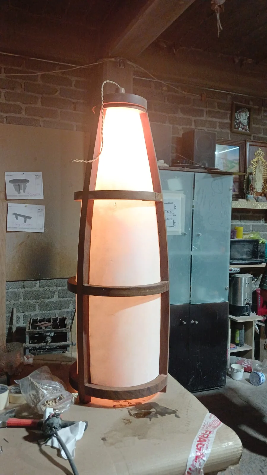 Clepsydra Sculptural Floor Lamp